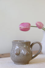 Load image into Gallery viewer, Tan Speckled Boob Mug #023
