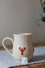 Load image into Gallery viewer, Lobster Mug + Oyster thumb rest🦞🦪#014
