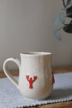 Load image into Gallery viewer, Lobster Mug + Oyster thumb rest🦞🦪#014
