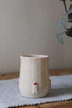 Load image into Gallery viewer, Lobster &amp; Lighthouse Mug + Oyster thumb rest🦞🌊🦪#015

