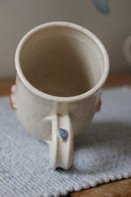 Load image into Gallery viewer, Lobster &amp; Lighthouse Mug + Oyster thumb rest🦞🌊🦪#015
