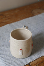 Load image into Gallery viewer, Lobster &amp; Lighthouse Mug + Oyster thumb rest🦞🌊🦪#017
