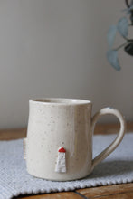 Load image into Gallery viewer, Lobster &amp; Lighthouse Mug + Oyster thumb rest🦞🌊🦪#018
