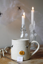Load image into Gallery viewer, Pumpkin + Bat Mug🎃🖤#041
