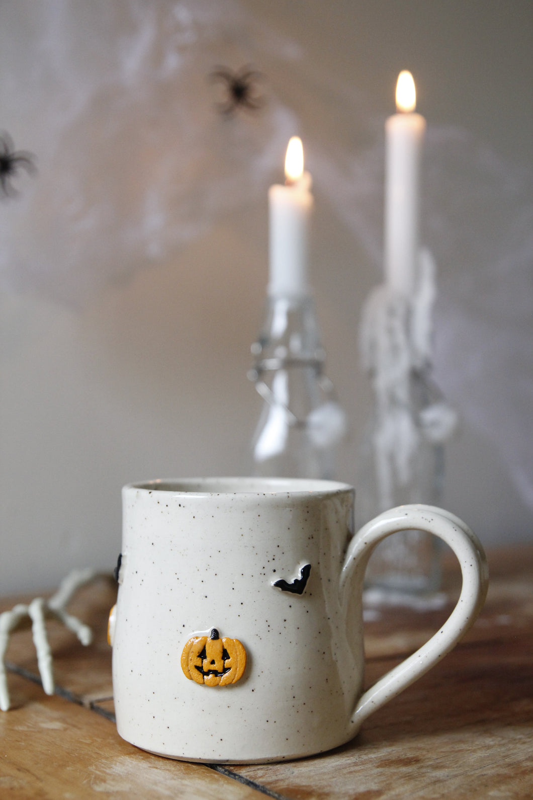 Pumpkin + Bat Mug🎃🖤#041