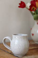 Load image into Gallery viewer, White Speckled Boob Mug 💕#012
