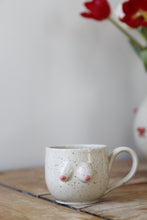 Load image into Gallery viewer, Cream Speckled Boob Espresso Mug💕#032
