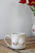 Load image into Gallery viewer, Cream Speckled Boob Espresso Mug💕#033
