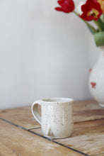 Load image into Gallery viewer, Cream Speckled Penis Espresso Mug💕#034
