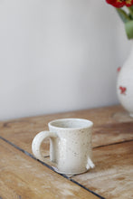 Load image into Gallery viewer, Cream Speckled Penis Espresso Mug💕#034
