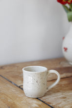Load image into Gallery viewer, Cream Speckled Penis Espresso Mug💕#034
