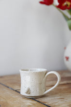 Load image into Gallery viewer, Cream Speckled Penis Espresso Mug💕#035
