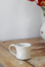 Load image into Gallery viewer, Cream Speckled Penis Espresso Mug💕#035
