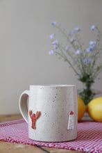 Load image into Gallery viewer, Lobster + Lighthouse Mug🌊🦞#037
