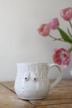 Load image into Gallery viewer, White Speckled Boob Mug #032

