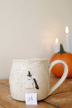 Load image into Gallery viewer, Ghosty Witch Mug w/ Pumpkin 🎃👻 #028
