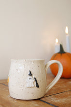 Load image into Gallery viewer, Ghosty Witch Mug w/ Pumpkin 🎃👻 #028
