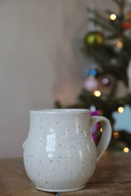 Load image into Gallery viewer, Cream Speckled Boob Mug #001
