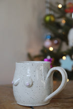 Load image into Gallery viewer, Cream Speckled Boob Mug #003
