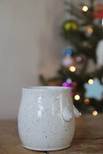 Load image into Gallery viewer, Cream Speckled Boob Mug #003
