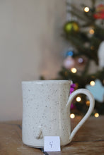 Load image into Gallery viewer, Cream Speckled Penis Mug #004
