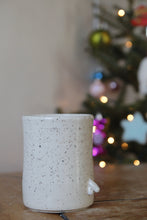 Load image into Gallery viewer, Cream Speckled Penis Mug #004
