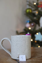 Load image into Gallery viewer, Cream Speckled Penis Mug #005
