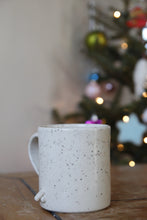 Load image into Gallery viewer, Cream Speckled Penis Mug #005
